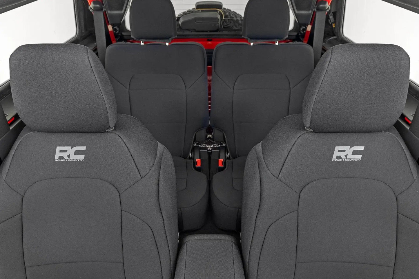 Rough Country Seat Covers | Bucket Seats | FR & RR | Ford Bronco (2 Door) 4WD (2021-2025) by Rough Country