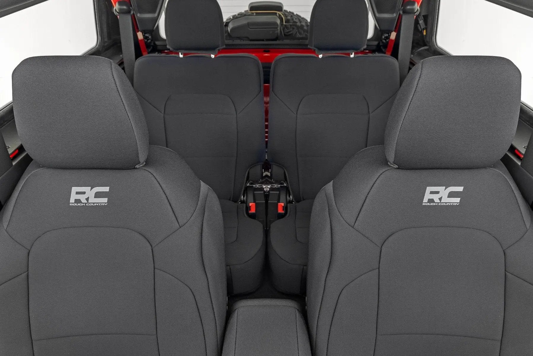 Rough Country Seat Covers | Bucket Seats | FR & RR | Ford Bronco (2 Door) 4WD (2021-2025) by Rough Country