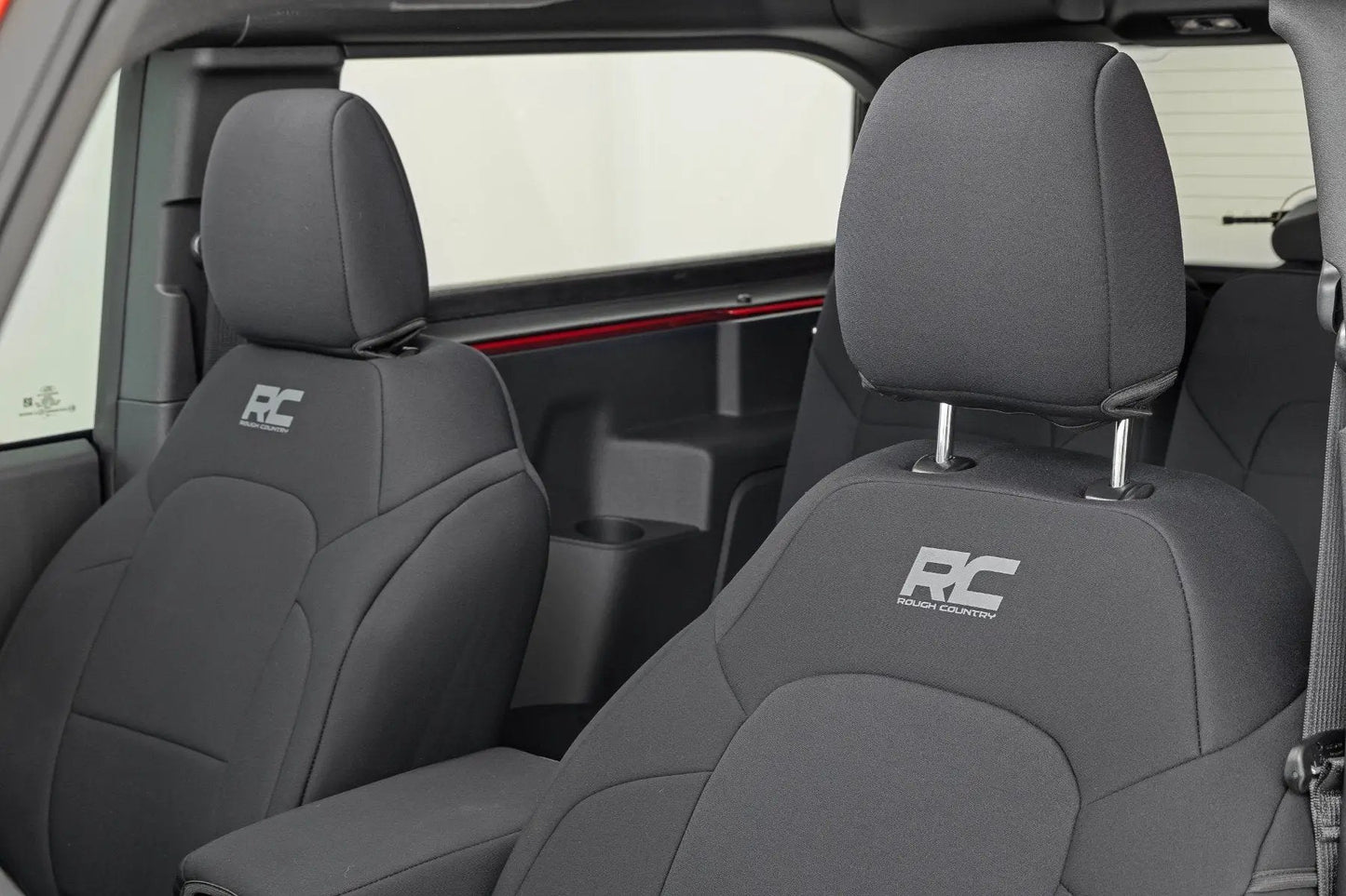 Rough Country Seat Covers | Bucket Seats | FR & RR | Ford Bronco (2 Door) 4WD (2021-2025) by Rough Country