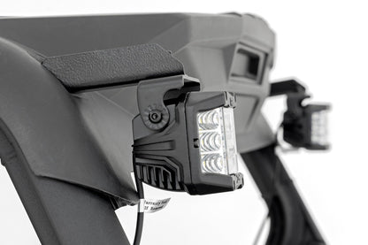Kit de luces LED | Montaje trasero | Par negro de 2" | Concentrado | Can-Am Maverick Sport 1000R