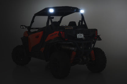 Kit de luces LED | Montaje trasero | Par negro de 2" | Concentrado | Can-Am Maverick Sport 1000R