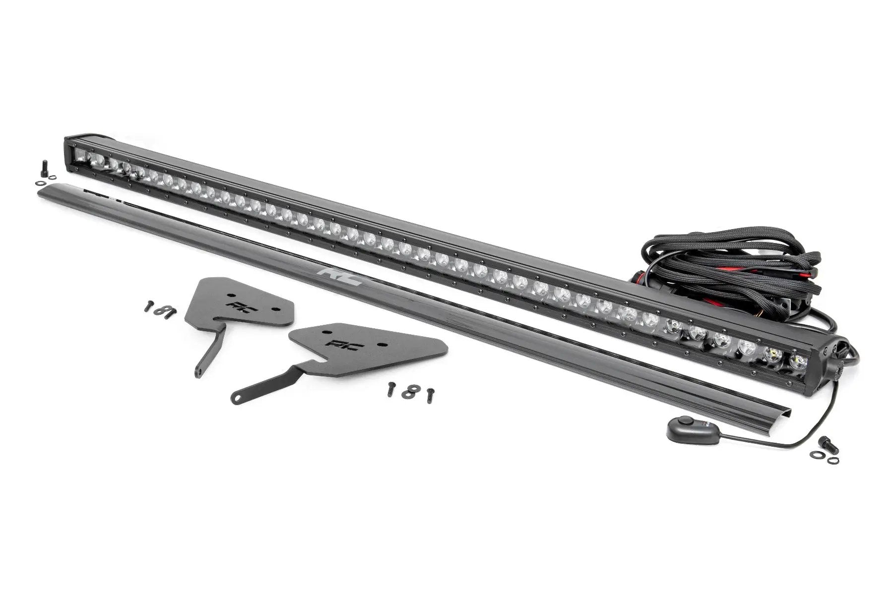 Rough Country LED Light Kit | 30 Inch | Black Series | Front Mount | Polaris RZR Turbo S4 by Rough Country