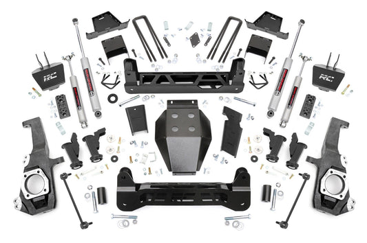 Kit de elevación de 7 pulgadas | Descenso de barra de torsión | con Sobrecargas | Chevy/GMC 2500HD/3500HD (20-26)