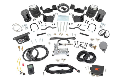 Rough Country Air Spring Kit w/compressor | Wireless Controller | 7 Inch Lift Kit | Chevy/GMC 2500HD/3500HD (20-25 by Rough Country