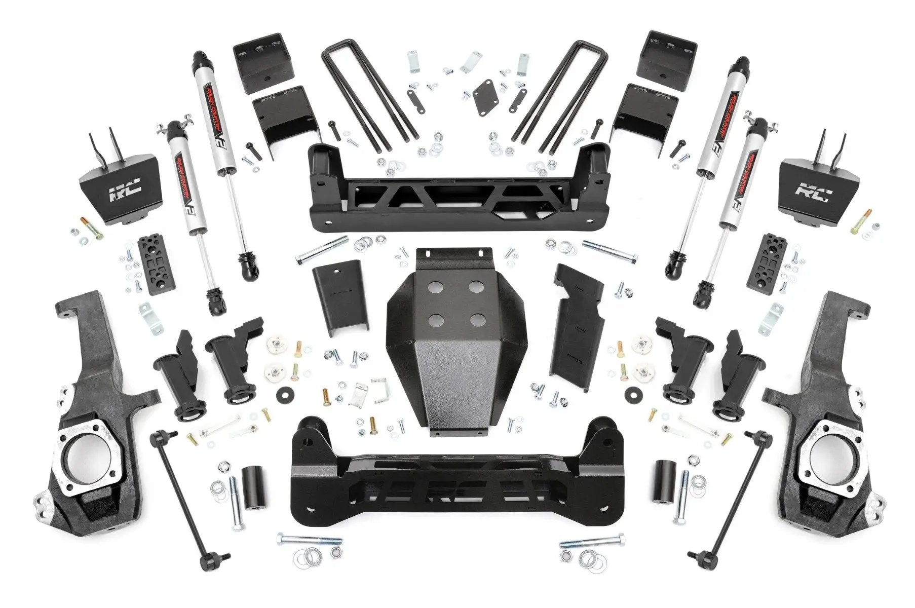 Rough Country 5 Inch Lift Kit | Torsion Drop | V2 | w/ Overloads | Chevy/GMC 2500HD/3500HD (20-26) by Rough Country
