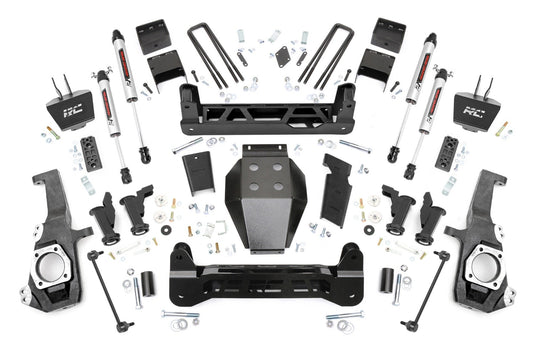 Kit de Elevación de 5 Pulgadas | Descenso de Torsión | V2 | con Sobrecargas | Chevy/GMC 2500HD/3500HD (20-26)
