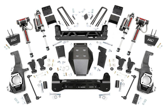Kit de elevación de 5 pulgadas | Caída de barra de torsión | Vertex | con muelles auxiliares | Chevy/GMC 2500HD/3500HD (20-26)