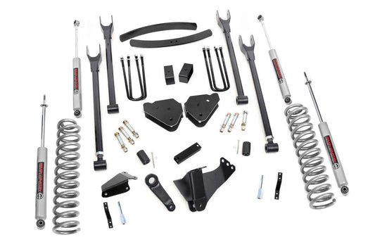 Kit de elevación de 6 pulgadas | Gas | 4-Link | Sin OVLDS | Ford F-250/F-350 Super Duty (05-07)