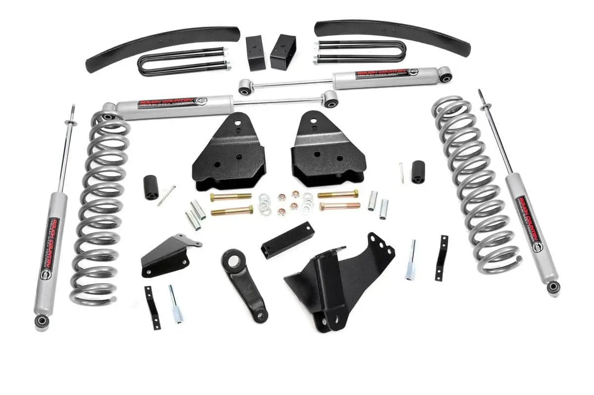 Rough Country 6 Inch Lift Kit | Gas | Ford F-250/F-350 Super Duty 4WD (2005-2007) by Rough Country