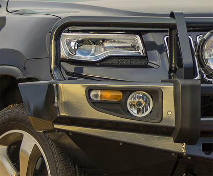 ARB Deluxe Winch Bumper, Airbag Approved, includes Recessed Indicators, Optional Fog Light Provision, Tow Points, Split Pan, Works w/Parking Sensors