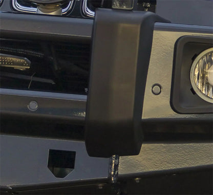 ARB Deluxe Winch Bumper, Airbag Approved, includes Recessed Indicators, Optional Fog Light Provision, Tow Points, Split Pan, Works w/Parking Sensors by ARB