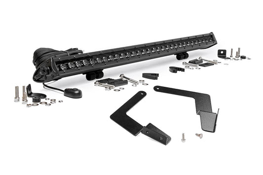 Kit de luces LED | Montaje en parrilla inferior | Fila única de 30" negra | Toyota Tacoma (16-23)