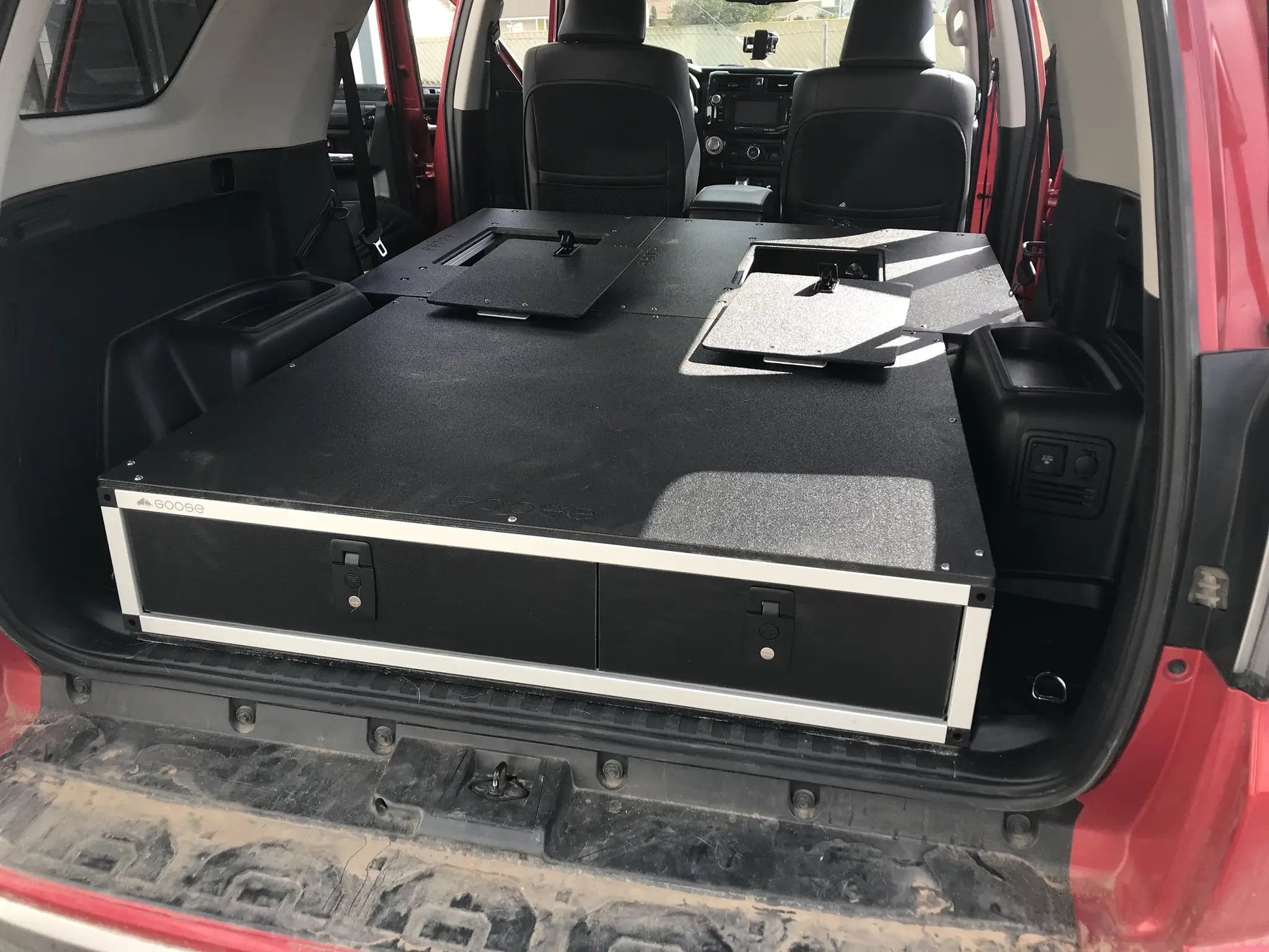 Stealth Sleep and Storage Package with Fitted Top Plate for Toyota 4Runner 2010-2024 5th Gen. by Goose Gear
