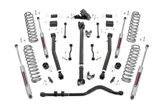 Kit de elevación de 3.5 pulgadas | Parte inferior ajustable | Parte delantera izquierda/derecha | Jeep Wrangler Unlimited 4WD (18-23)