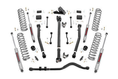 Rough Country 3.5 Inch Lift Kit | Adj LCA | FR D/S | Jeep Wrangler JL 4WD (2024-2026)
