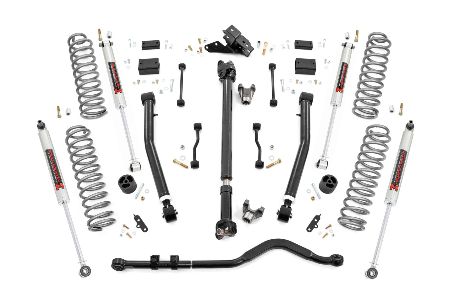 Rough Country 3.5 Inch Lift Kit | Adj LCA | FR D/S | M1 | Jeep Wrangler JL 4WD (2024-2026)
