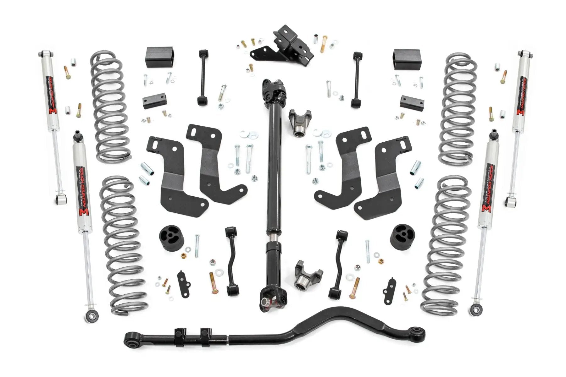 Rough Country 3.5 Inch lift Kit | C/A Drop | FR D/S | M1 | Jeep Wrangler Unlimited (24-26) by Rough Country