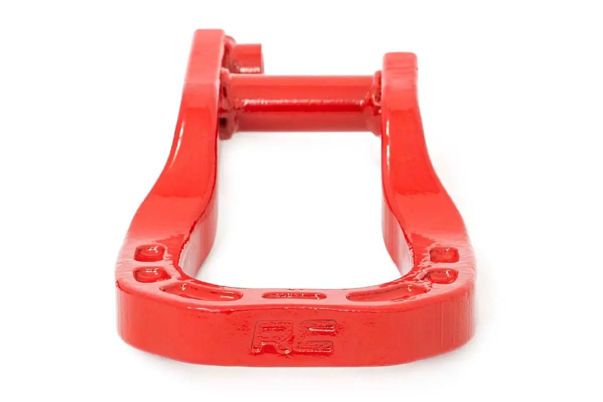 Rough Country Tow Hooks | Forged | Red | Chevy Silverado 1500 2WD/4WD (2014-2018 & Classic) by Rough Country