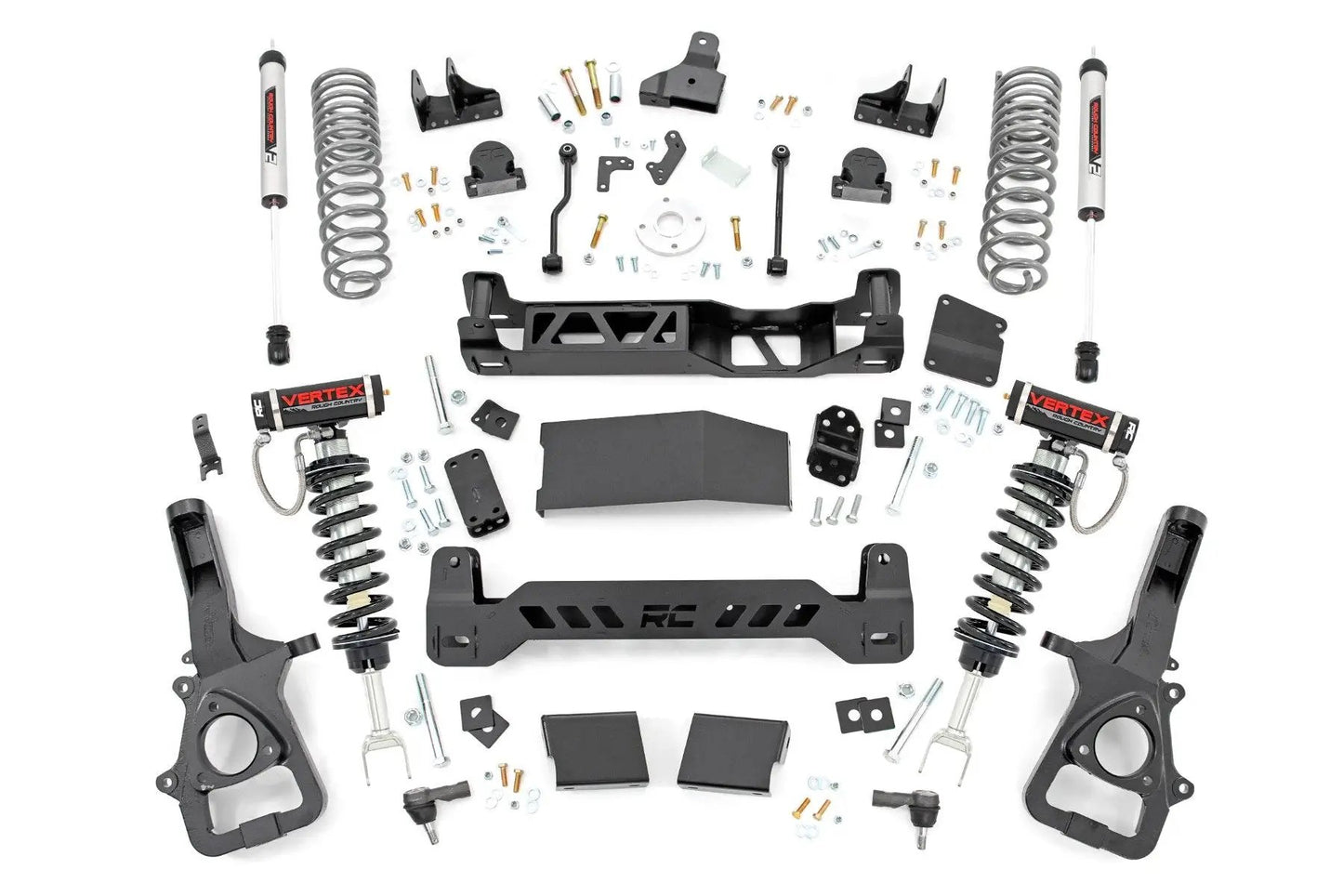 Rough Country 6 Inch Lift Kit | 22XL | Vertex/V2 | Dual Rate Coils | Ram 1500 4WD (19-24) by Rough Country