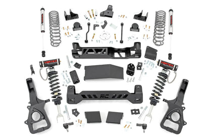 Rough Country 6 Inch Lift Kit | 22XL | Vertex/V2 | Dual Rate Coils | Ram 1500 4WD (19-24) by Rough Country