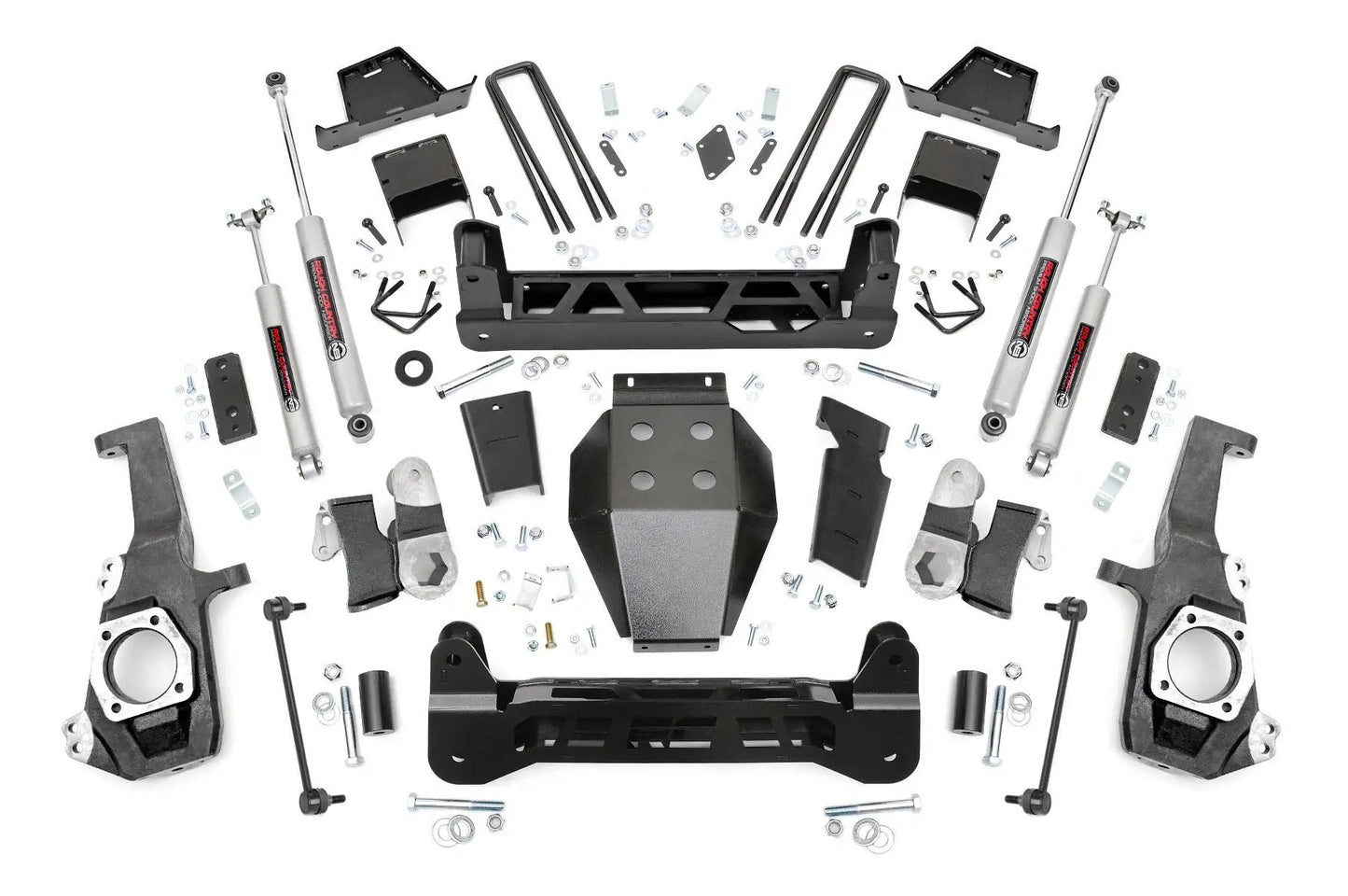 Rough Country 7 Inch Lift Kit | NTD | w/ Overloads | Chevy/GMC 2500HD/3500HD (20-26) by Rough Country