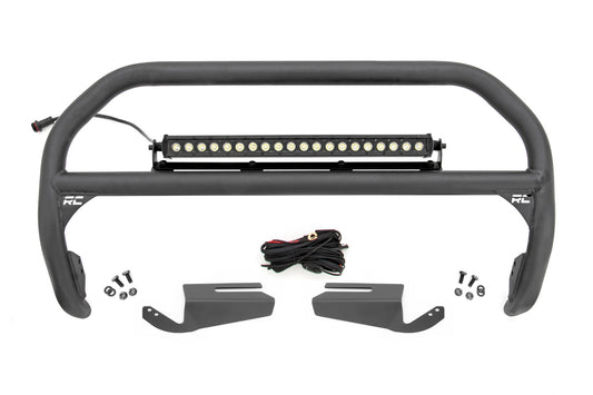Barra protectora | LED de fila única de 20 pulgadas negro | Acero modular OE | Ford Bronco (21-25)