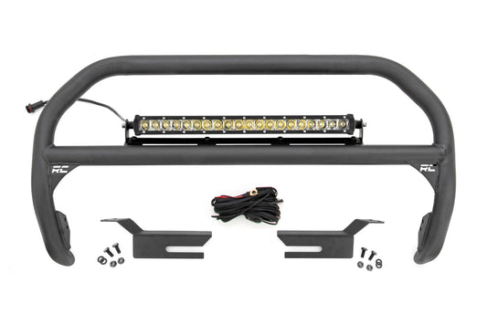 Barra de empuje | LED de fila única cromado de 20 pulgadas | Ford Bronco 4WD (2021-2025)