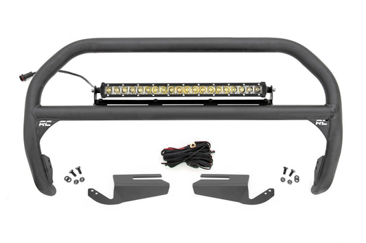Barra protectora | LED de fila única cromado de 20 pulgadas | Acero modular OE | Ford Bronco (21-25)