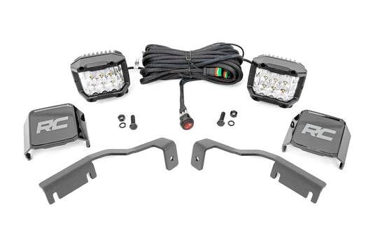 Kit de luces LED | Montaje en zanja | OSRAM de 3" | Ancho | Nissan Frontier (22-26)