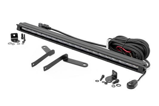 Kit de luces LED | Montaje en parachoques | Línea delgada negra de 20" | Toyota Tundra (22-26)