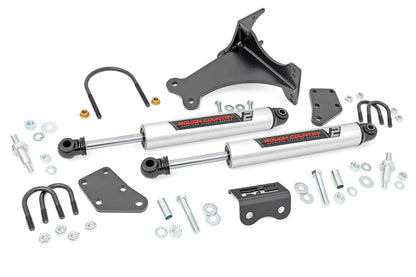 Rough Country V2 Steering Stabilizer | Dual | 2-8 Inch Lift | Ford F-250/F-350 Super Duty (05-26) by Rough Country