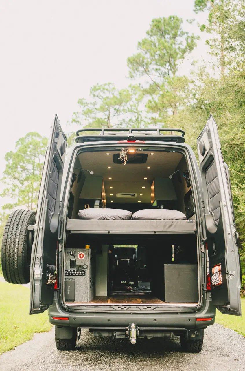 Flatline Van Co. Sprinter Van Bed System by Flatline Van Co.