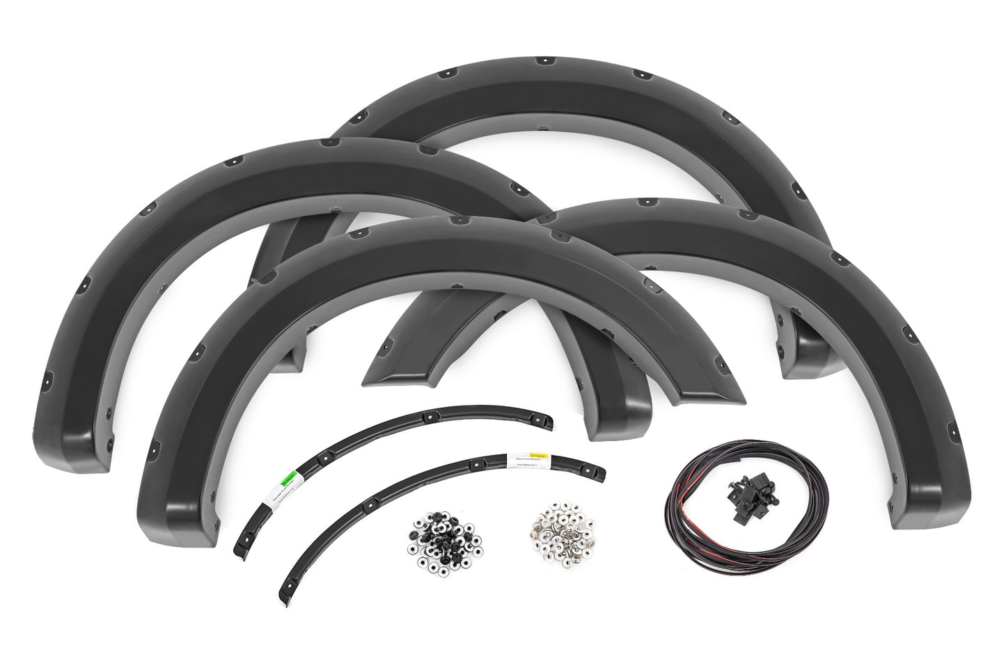 Rough Country Pocket Fender Flares | PQ Race Red | Ford F-250/F-350 Super Duty (23-26)