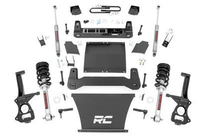 Kit de Elevación de 6 Pulgadas | Hoja Trasera Mono | Amortiguadores N3 | Chevy Silverado 1500 (25-26)