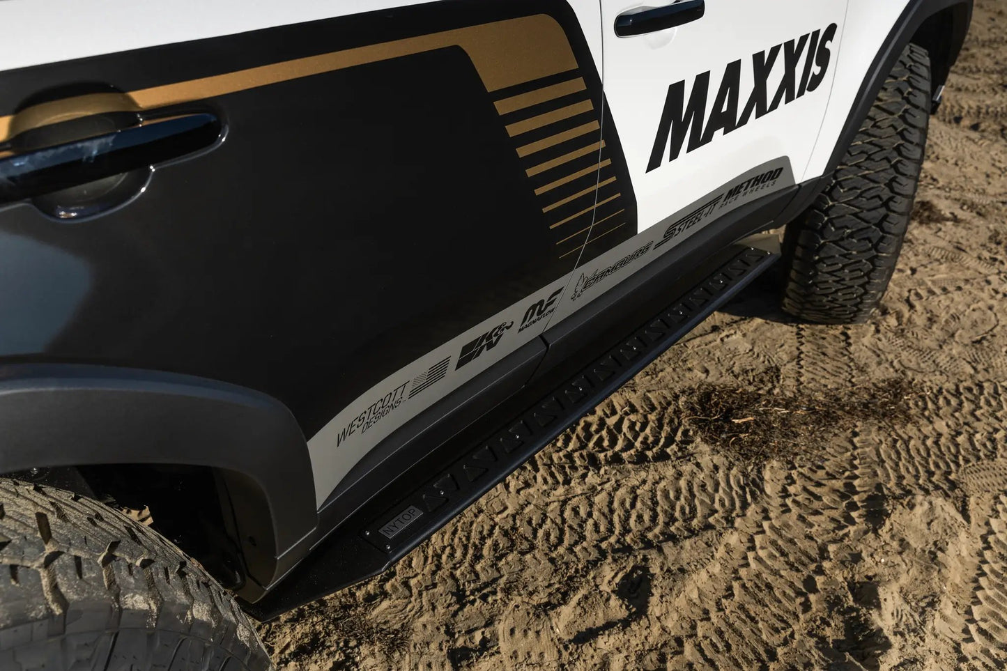 NYTOP 2024-Current Lexus GX550/Toyota Land Cruiser Rock Sliders by NYTOP