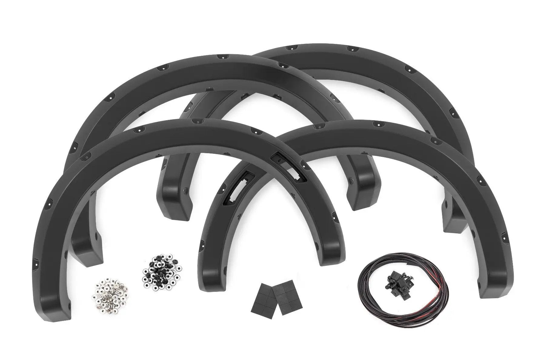 Rough Country Pocket Fender Flares | JS Iconic Silver | Ford Ranger 2WD/4WD (2024-2025) by Rough Country