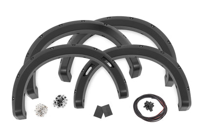 Extensiones de guardabarros tipo "Pocket" | Gris carbonizado M7 | Ford Ranger 2WD/4WD (2024-2025)