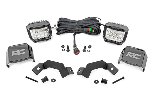 Kit de luces LED | Soporte de zanja | OSRAM de 3" | Ancho | Toyota Land Cruiser (24-25)