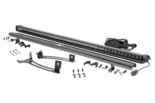 Rough Country 50" Single Row Light Mount | Front | Black Series | Polaris XPEDITION ADV 5