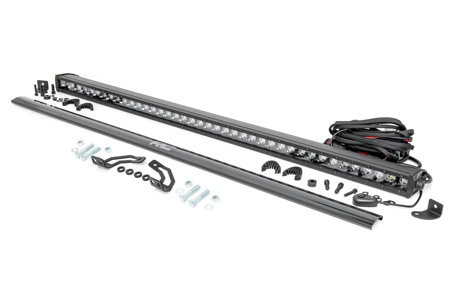 Rough Country LED Light Kit | Rear Mount | 40" Black Single Row | Polaris RZR 1000XP4 (2024) by Rough Country