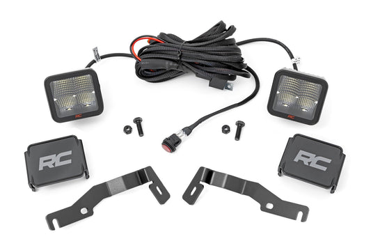 Kit de luces LED | Montaje en zanja | Par de 2" Spectrum | Foco | Toyota Tacoma (24-25)