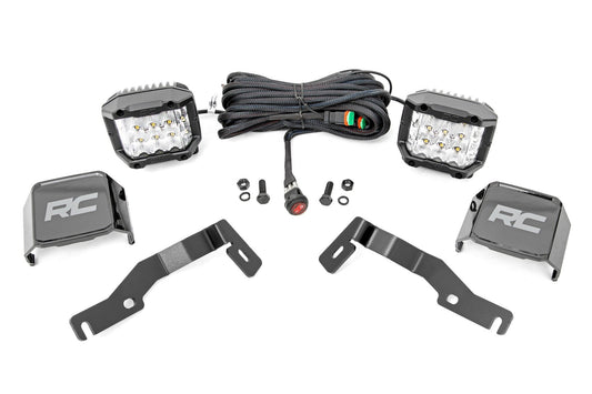 Kit de luces LED | Montaje en zanja | OSRAM 3" | Ancho | Toyota Tacoma 2WD/4WD (24-25)