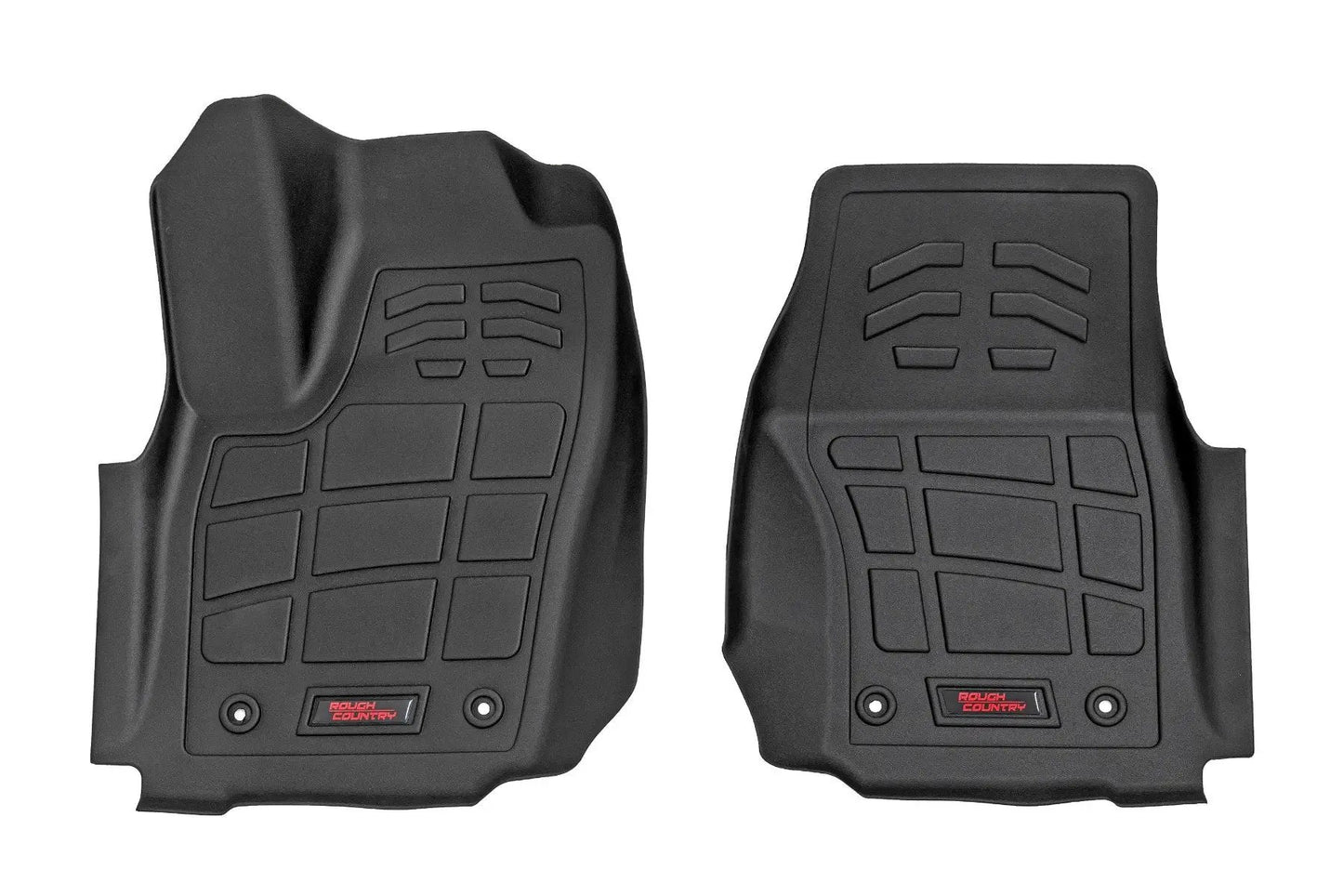 Rough Country Sure-Fit Floor Mats | Front | Double Cab | Toyota Tacoma 2WD/4WD (2024-2026) by Rough Country