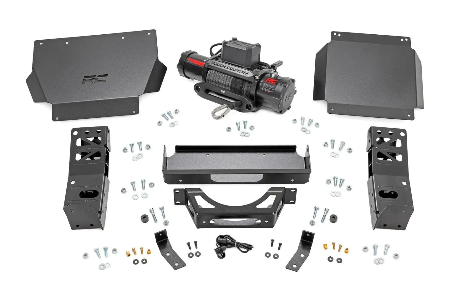 Rough Country Hidden Winch Mount | 9500S | Toyota Tacoma 2WD/4WD (2024-2025) by Rough Country