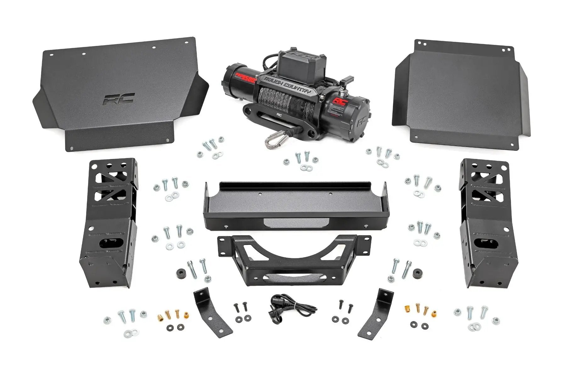 Rough Country Hidden Winch Mount | 9500S | Toyota Tacoma 2WD/4WD (2024-2025) by Rough Country