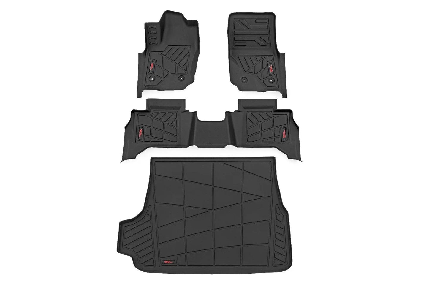 Rough Country Sure-Fit Floor Mats | Front & Rear & Cargo Mat | Toyota 4Runner (25-26) by Rough Country
