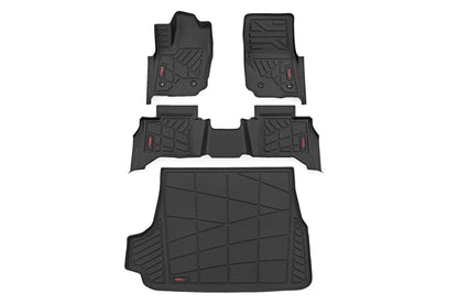 Rough Country Sure-Fit Floor Mats | Front & Rear & Cargo Mat | Toyota 4Runner (25-26) by Rough Country