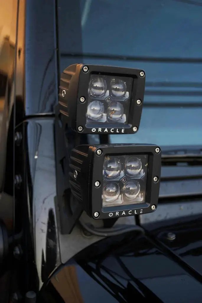 Oracle Lighting Brackets allow for installation without further modification. Brackets reuse factory bolts. by Oracle Lighting