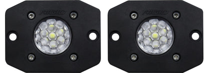 RIGID Industries Ignite Back-Up Kit, Diffused Lens, Flush Mount, Black Housing, Pair