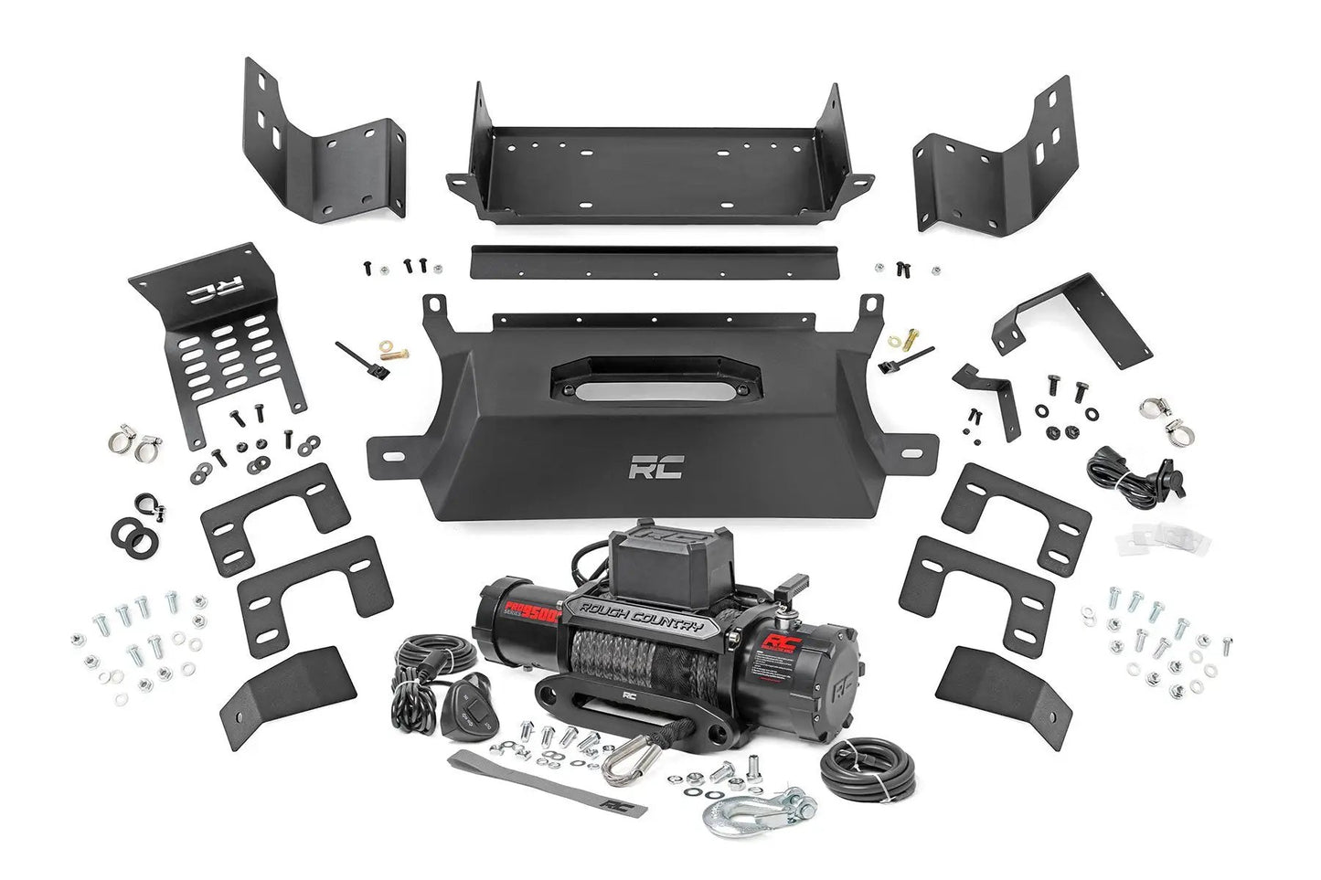 Rough Country Hidden Winch Mount | 9500S | Ford Bronco 4WD (2021-2025) by Rough Country